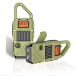 Combo Solar-powered and Hand Crack phone chargers